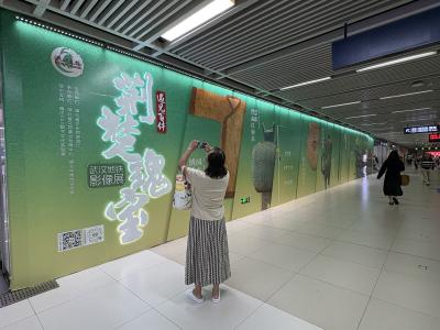 在地铁上“逛”博物馆！“荆楚瑰宝”主题专列发车