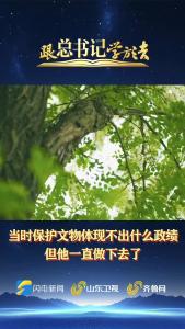 当时保护文物体现不出什么政绩，但他一直做下去了