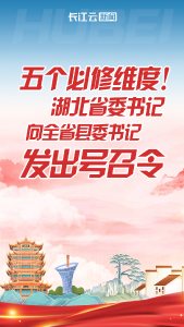 五个必修维度！湖北省委书记向全省县委书记发出号召令 