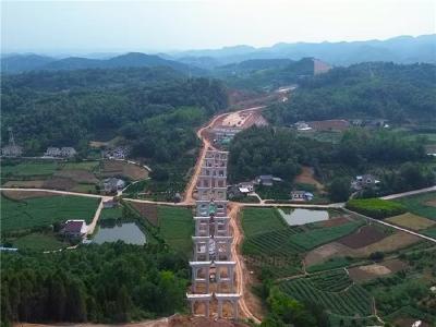 宜昌夷陵：上马墩大桥下部结构施工全面完成