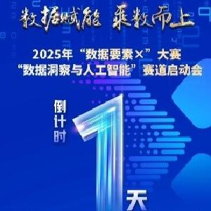 直播预告 | 2025年“数据要素×”大赛湖北分赛“数据洞察与人工智能”赛道启动会明日召开！