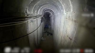 以军称发现哈马斯在加沙医院地下修建地道 画面公布