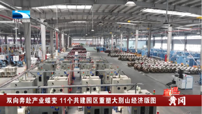 黄冈：双向奔赴产业蝶变 11个共建园区重塑大别山经济版图