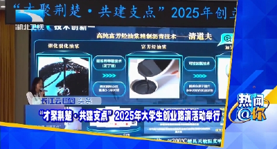 “才聚荆楚·共建支点”2025年大学生创业路演活动举行