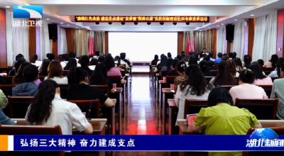 永放光芒的精神力量·弘扬三大精神 奋力建成支点 | “传承精神谱系 汇聚支点力量”宣讲走进荆州