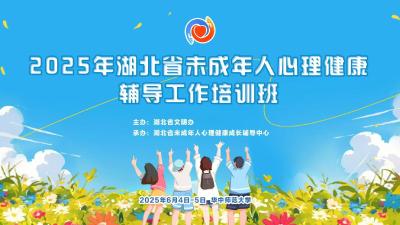 2025年湖北省未成年人心理健康辅导工作培训班成功举办