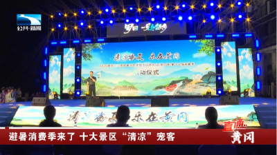 黄冈：避暑消费季来了 十大景区“清凉”宠客 