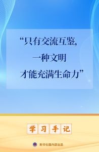 学习手记｜“只有交流互鉴，一种文明才能充满生命力”