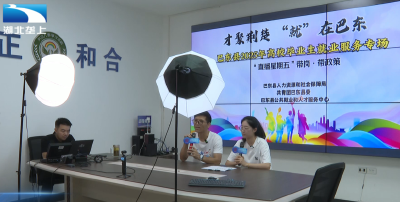 恩施巴东：“云端”送服务 助力大学生就业创业