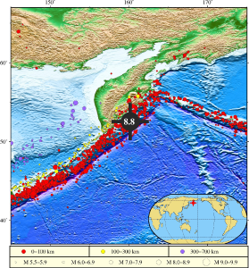 堪察加东岸远海8.8级地震引发海啸，预计对我国部分沿岸地区造成灾害性影响