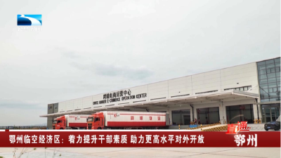鄂州临空经济区：着力提升干部素质 助力更高水平对外开放