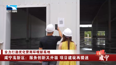 咸宁高新区：服务创新又升级   项目建设再提速