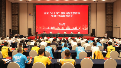 湖北省“小个专”及网约配送员群体党建工作现场推进会在孝感召开