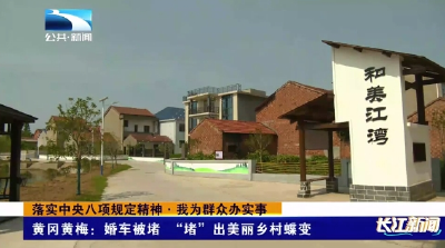 黄冈黄梅：婚车被堵 “堵”出美丽乡村蝶变
