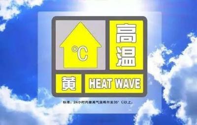 湖北继续发布高温橙色省级预警 双休日注意防暑防局地强对流