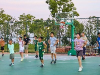 图集丨夏夜健身热 体育公园人气旺