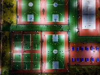 图集丨夏夜健身热 体育公园人气旺
