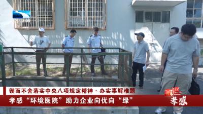孝感“环境医院”助力企业向优向“绿”