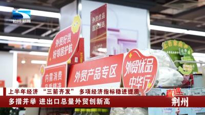 荆州：多措并举 进出口总量外贸创新高