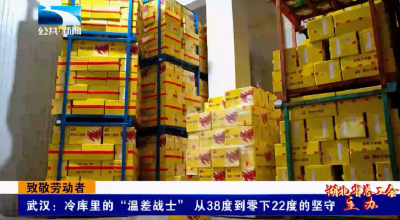 致敬劳动者丨武汉：冷库里的“温差战士” 从38度到零下22度的坚守