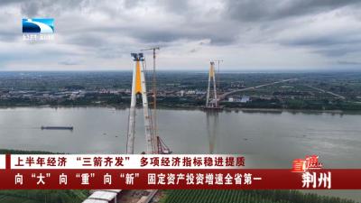 荆州：向“大”向“重”向“新” 固定资产投资增速全省第一