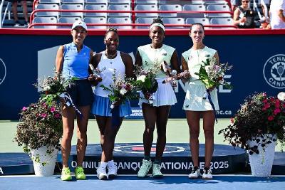 张帅/汤森德获WTA1000蒙特利尔站女双亚军