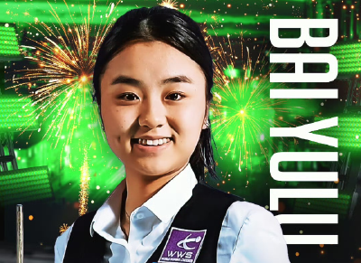 祝贺！白雨露卫冕女子斯诺克英锦赛冠军