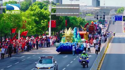 全球IP空降现场！国庆湖北花车大巡游来啦！