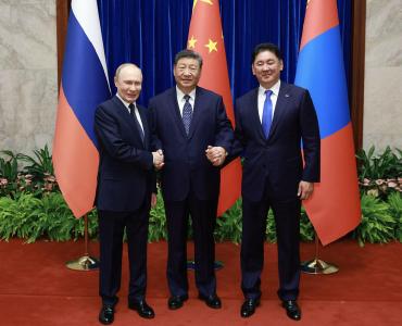 习近平主持中俄蒙元首第七次会晤