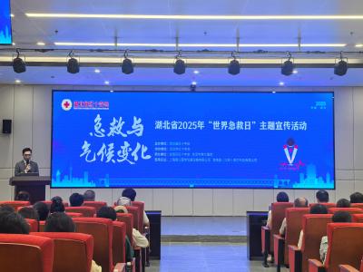 湖北省2025年“世界急救日”主题宣传活动在武汉举行