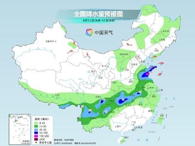 北方较强降雨过程来袭 明起南方“秋老虎”陆续返场