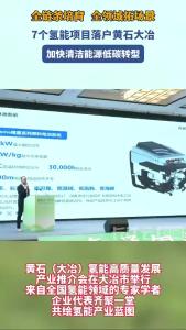 黄石大冶：“氢”装上阵产业新   共绘绿色发展新图景