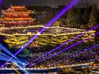图集 | 古城夜游梦回楚都 视觉盛宴人气超燃