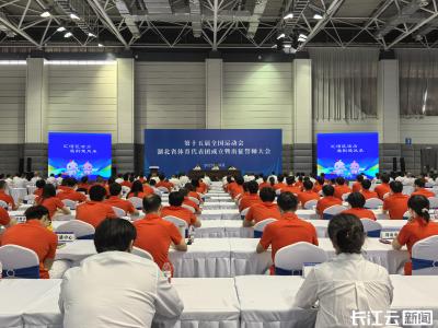 第十五届全运会湖北省代表团成立，郑钦文王宗源孙佳俊领衔出征