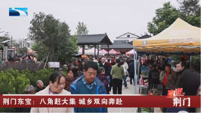 荆门东宝：八角赶大集  城乡双向奔赴