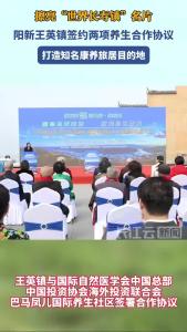 黄石阳新县王英镇签约两项养生合作协议 打造知名康养旅居目的地