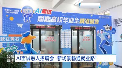 AI面试融入招聘会 新场景畅通就业路
