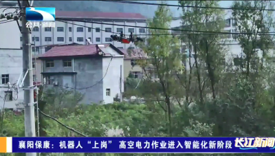 襄阳保康：机器人“上岗” 高空电力作业进入智能化新阶段