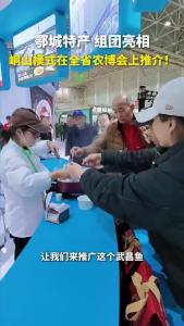 武昌鱼“游”进2025湖北农博会 鄂州特产组团“出圈”