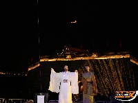 图集 | 荆州古城凤凰灯光秀浪漫上演