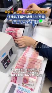 母亲当“老赖”，找儿子帮忙转移百万巨款，结果双双被判刑