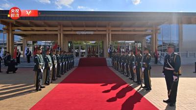 习近平出席韩国总统举行的欢迎仪式