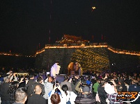 图集 | 荆州古城凤凰灯光秀浪漫上演