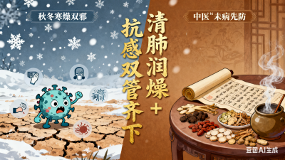 全球肺癌关注月撞上流感高发！吸烟人群别硬扛，中医4招，清肺抗感不遭罪！