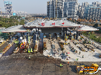 图集 | 荆州中收费站通车进入最后的倒计时