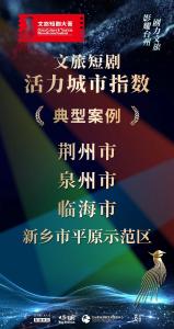 荆州，入选文旅短剧活力城市！