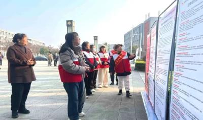 武汉市蔡甸区红十字会开展“博爱蔡甸・热血传递”无偿献血宣传活动