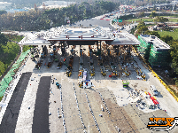 图集 | 荆州中收费站通车进入最后的倒计时