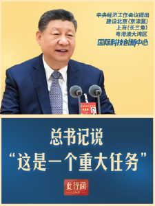 此行间·中央经济工作会议上，总书记提到一个重大任务
