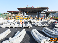 图集 | 荆州中收费站通车进入最后的倒计时